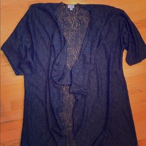 Black Lace LuLaRoe Cardigan (Sarah)